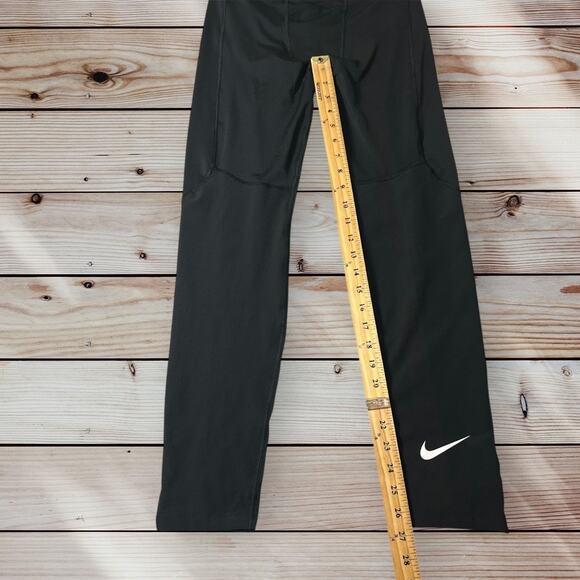 New Nike Pro Dri FIT Compression Pants Black Athletic Boys Extra Large - Picture 9 of 11